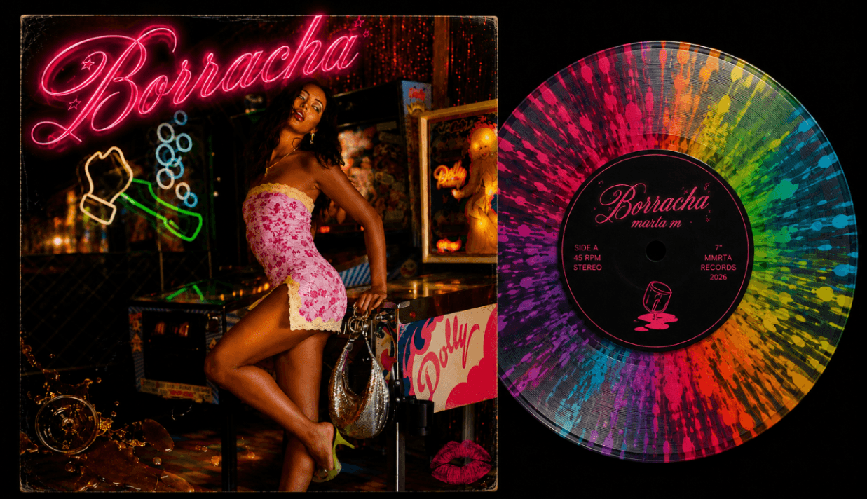 BORRACHA (Single) - Dark Rainbow 7'' Vinyl