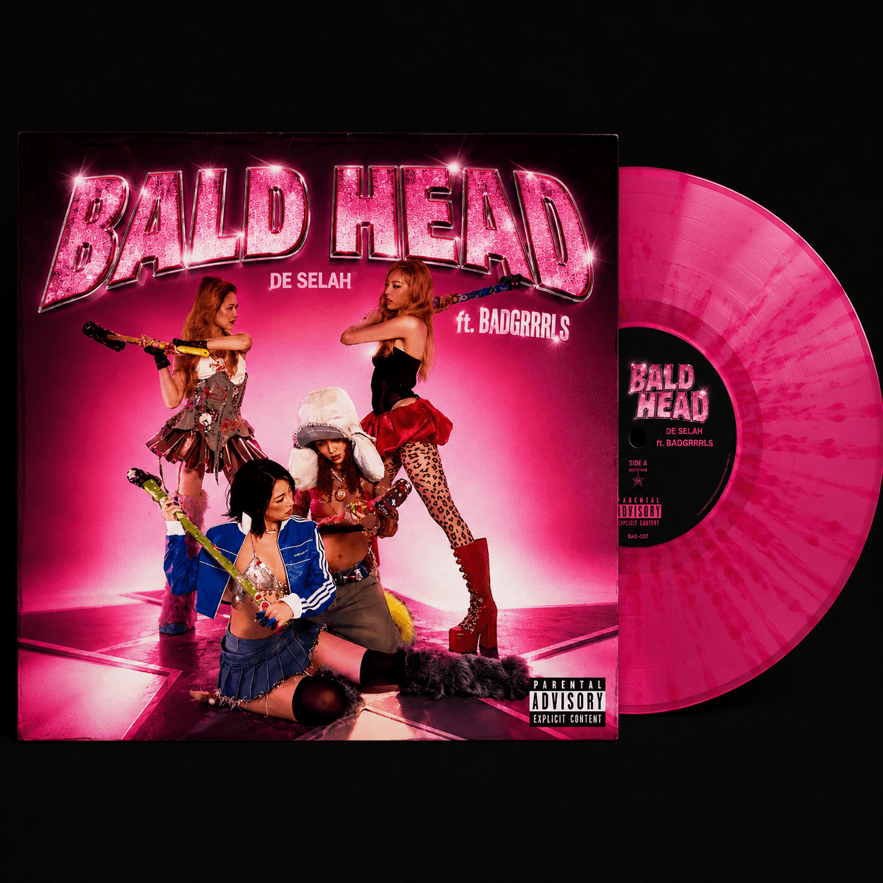 BALD HEAD (Promotional Single) - Supernenas Exclusive 7'' Vinyl