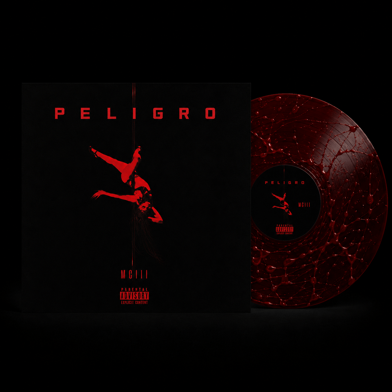 PELIGRO (Single) - Blood-Filled 7'' Vinyl