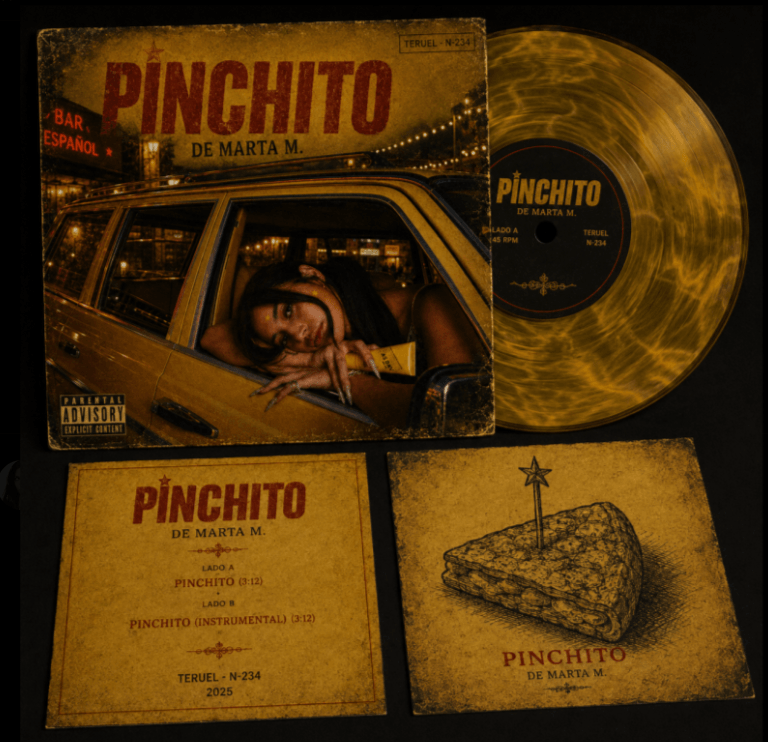PINCHITO (Single) - Marble Yellow 7'' Vinyl