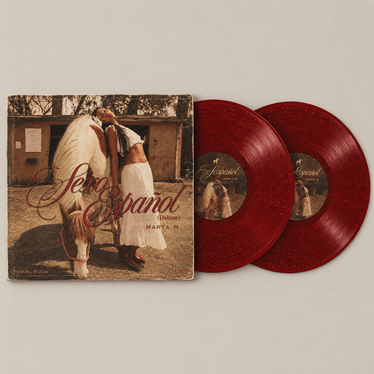 SEXO ESPAÑOL (2LP) - Red Shimmer Vinyl